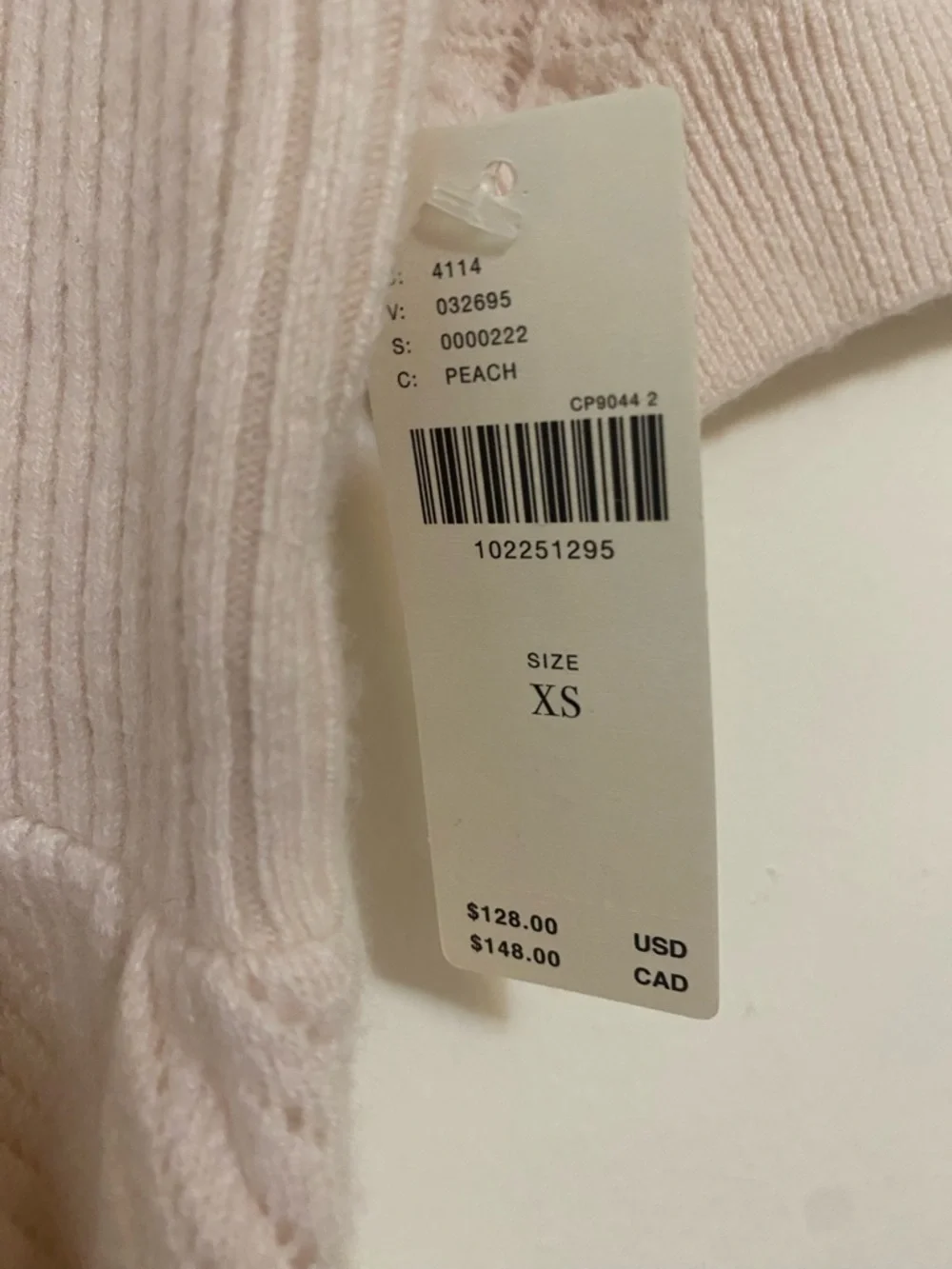 Anthropologie Mock Nexk Cashmere Blend Sweater Tee - Picture 7 of 7